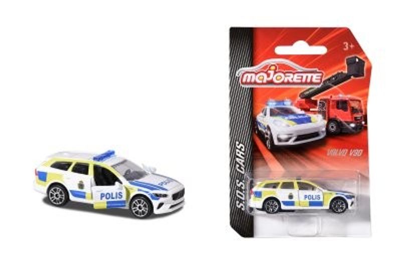 Volvo V90 Polis - Majorette 7,5 cm