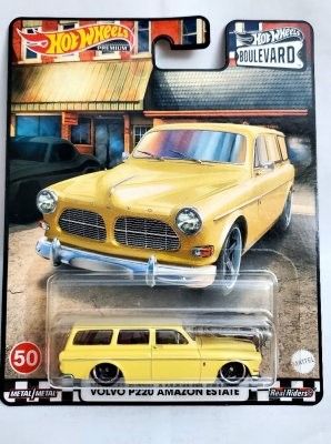Volvo P220 Amazon gul - Hot Wheels Boulevard 1:64