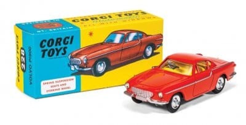 Volvo P1800 - röd - skala 1:46