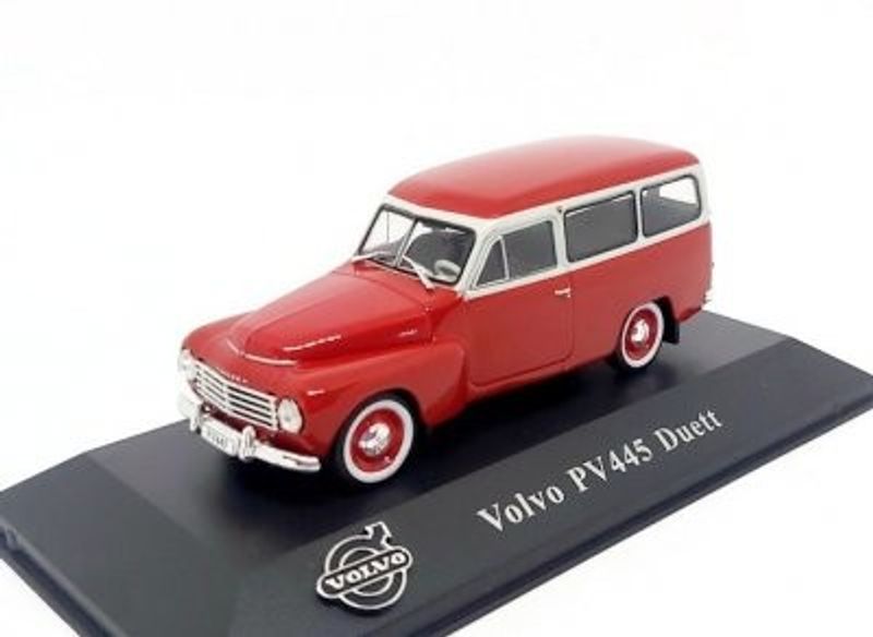 Volvo PV445 Duett 1953 - röd/vit - skala 1:43