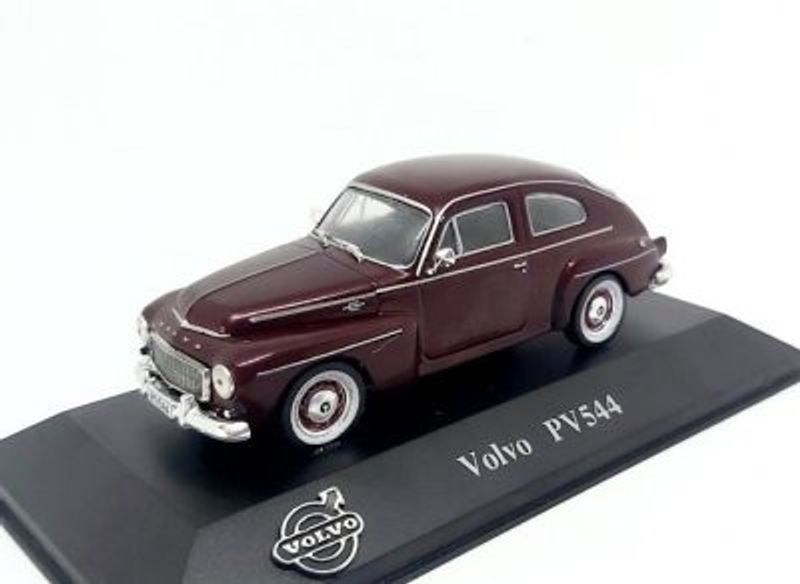 Volvo PV544 1965 röd/brun - skala 1:43