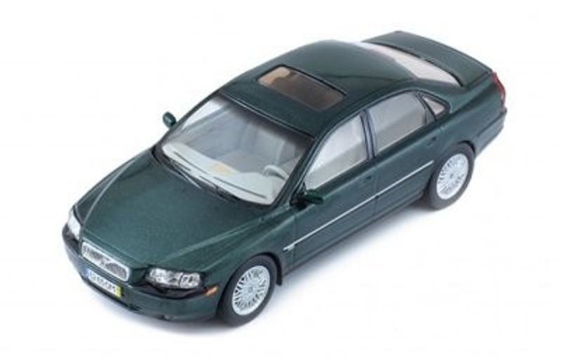 Volvo S80 1999 met. grön - skala 1:43