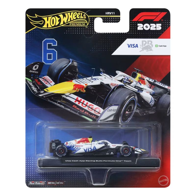 F1-series Visa Cash App RB 2025 #6 Isaac Hadjar - Hot Wheels 1:64