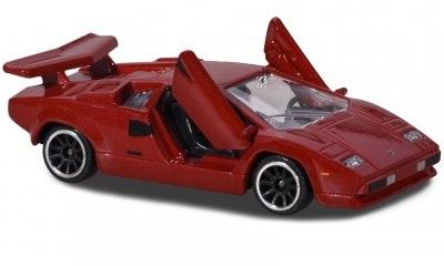 Lamborghini Countach LP400 röd - Majorette 7,5 cm