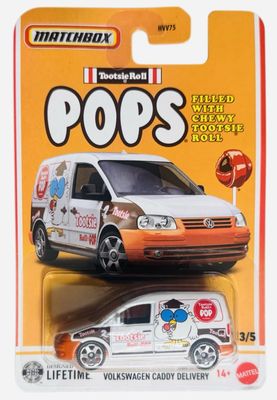 VW Caddy Delivery "Tootsie Roll" - Matchbox 1:64 Candy series