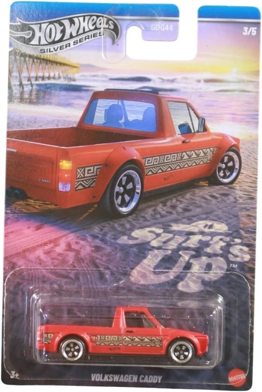 VW Caddy – „Surf’s Up“, Silver Series von Hot Wheels, Maßstab 1:64