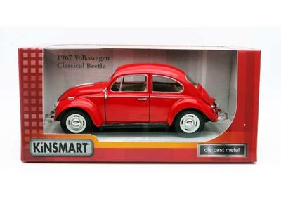 VW Beetle 1967 röd - skala 1:24