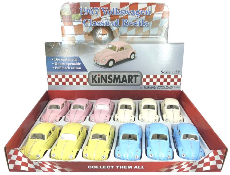 VW Beetle / Bubbla 1967 ljusblå - skala 1:32