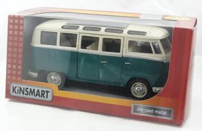 VW Buss T1 1950-67 grön/vit - skala 1:24