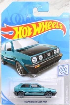 VW Golf Mk 2 grön met. - Hot Wheels 1:64