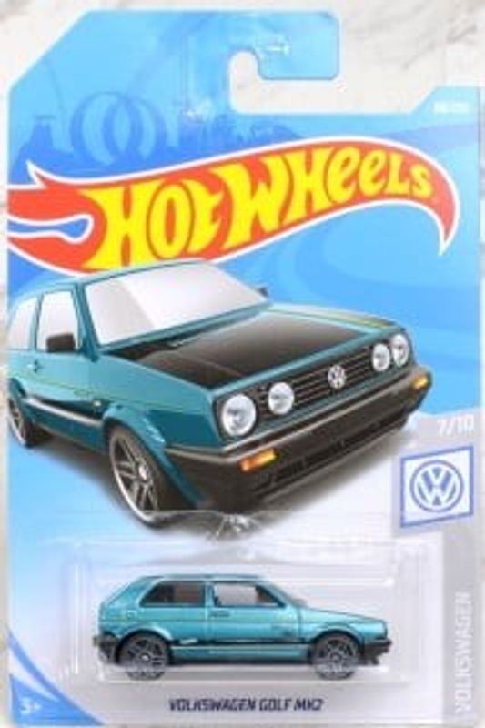 VW Golf Mk 2 grön met. - Hot Wheels 1:64