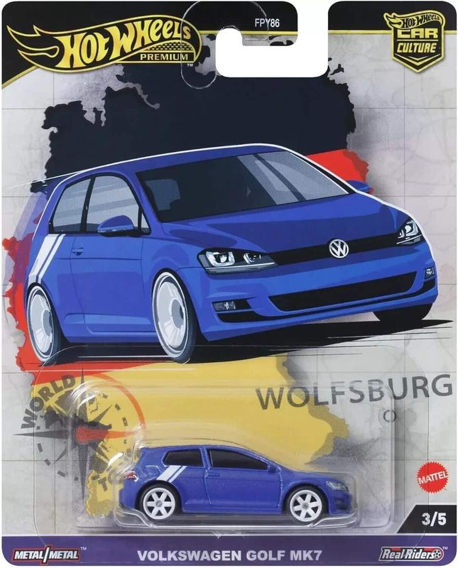 VW Golf Mk 7- Hot Wheels Car Culture 1:64