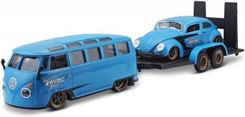 VW Buss + VW Beetle / Bubbla set - skala 1:24