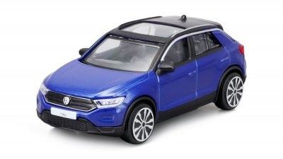 VW T-Roc 2021 blå - skala 1:43