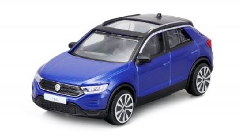 VW T-Roc 2021 blå - skala 1:43