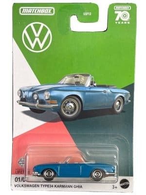 VW Type 34 Karmann Ghia blå (WM exkl) - Matchbox 1:64