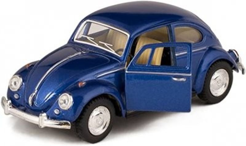 VW Beetle / Bubbla 1967 metallic blå - skala 1:24