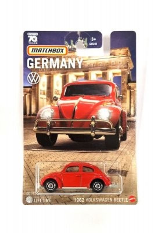 VW Beetle/Bubbla 1962 röd - Matchbox 1:64