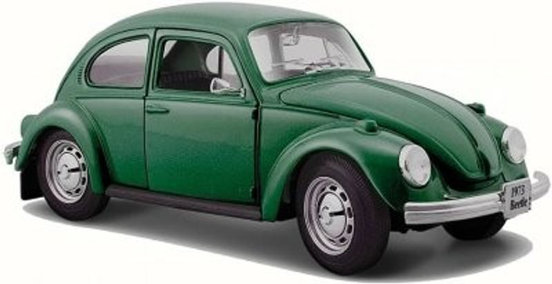 VW Beetle / Bubbla 1973 - grön - skala 1:24