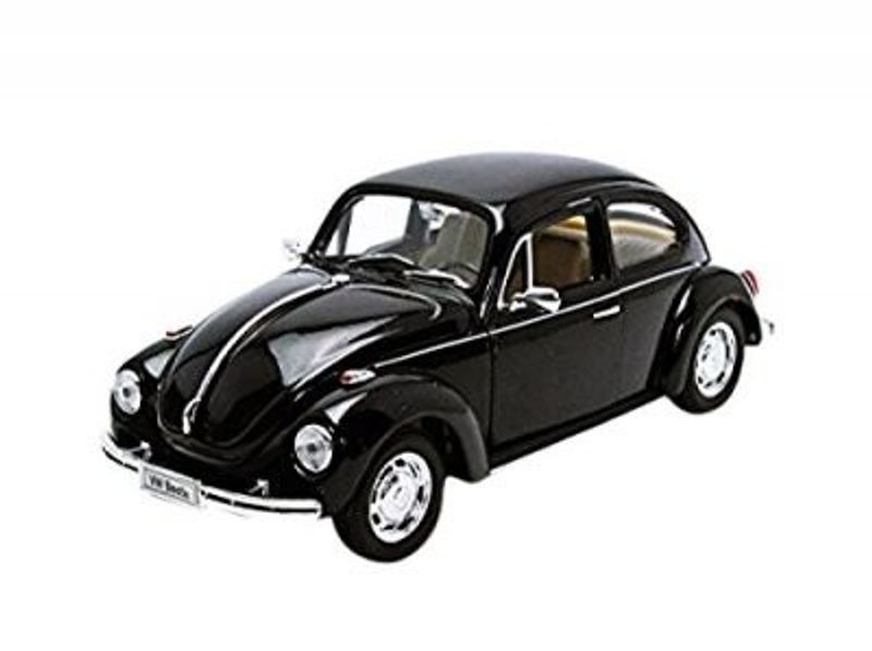 VW Beetle / Bubbla 1968 - svart - skala 1:24