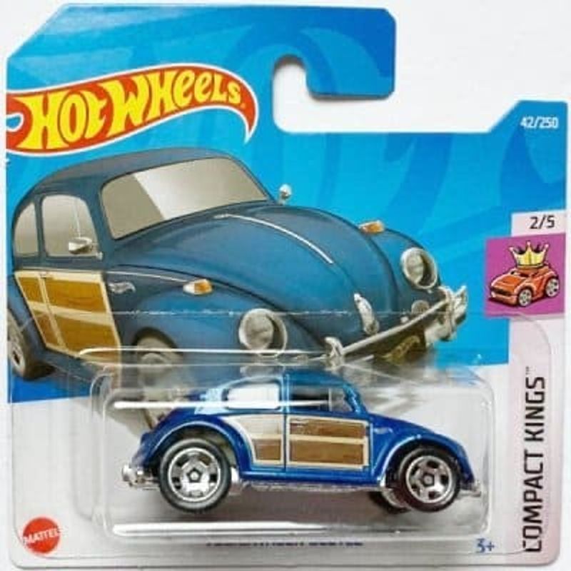 VW Beetle blå - Hot Wheels 1:64