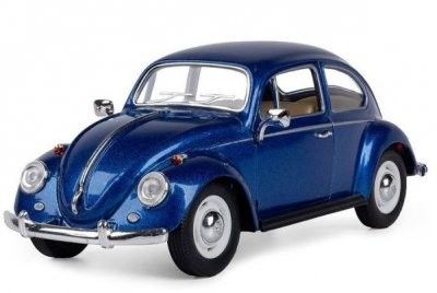 VW Beetle / Bubbla 1967 blå - skala 1:24