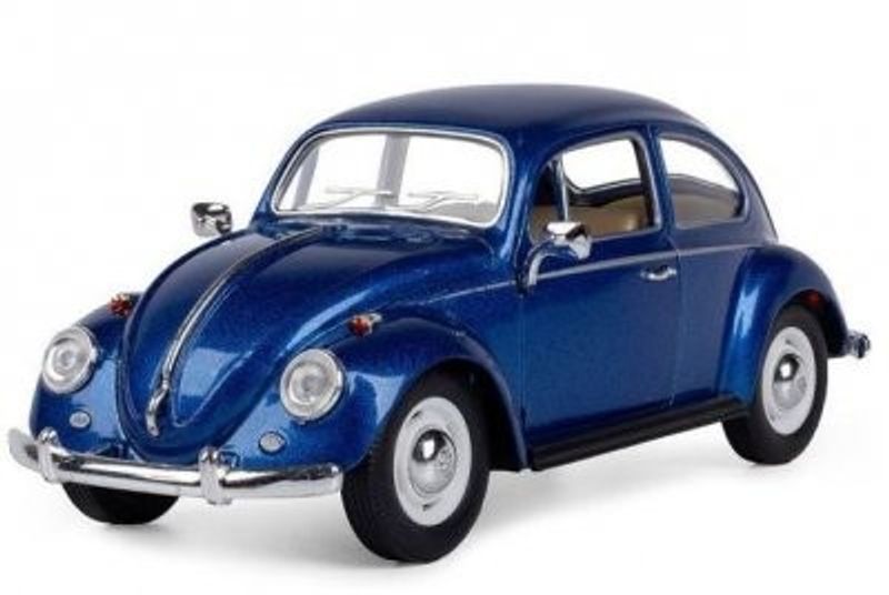 VW Beetle / Bubbla 1967 blå - skala 1:24