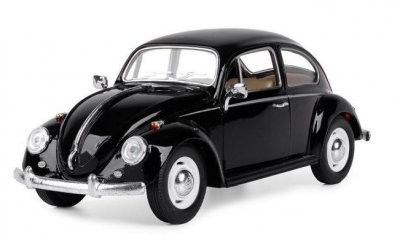 VW Beetle / Bubbla 1967 svart - skala 1:24