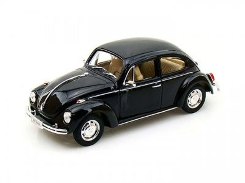 VW Beetle classic 1950 - svart - skala 1:24