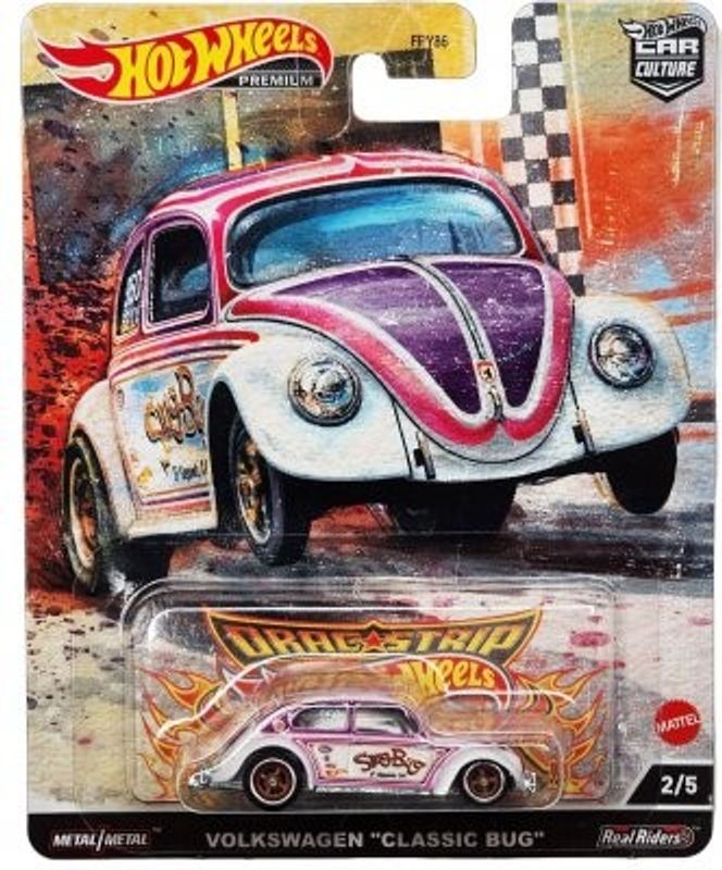 VW Beetle Classic Bug Dragstrip - Hot Wheels 1:64