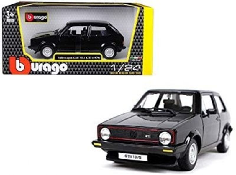 VW Golf Mk 1 GTI 1979 - svart - skala 1:24