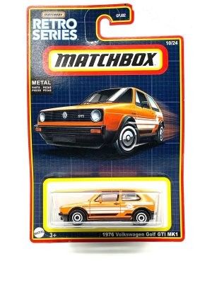 VW Golf Mk 1 1976 orange (Retro) - Matchbox 1:64.