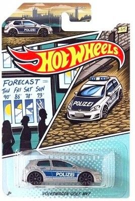VW Golf Mk 7 Police - Hot Wheels 1:64