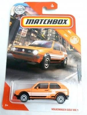 VW Golf Mk 1 1976 orange - Matchbox 1:64