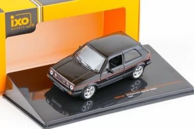 VW Golf Mk 2 GTI 1984 svart - skala 1:43