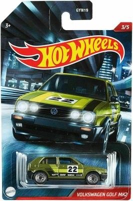 VW Golf Mk 2 grön no 22 - Hot Wheels 1:64