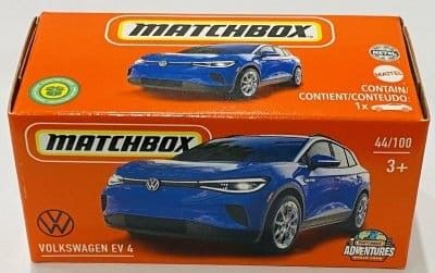 VW ID4 (EV4) blå - Matchbox 1:64 (box)