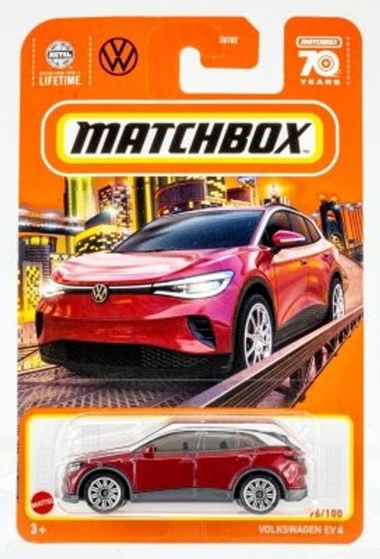 VW ID4 (EV4) röd - Matchbox 1:64
