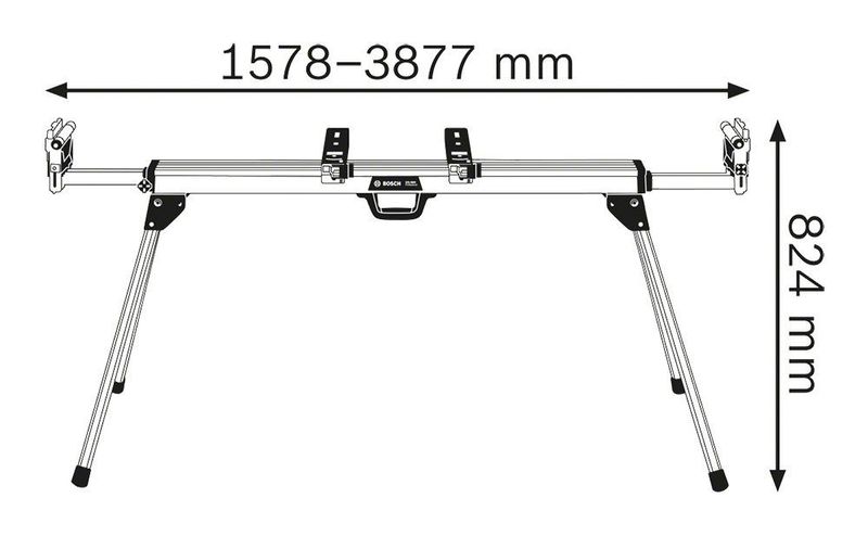 Bosch GTA 3800 Kapsågsstativ