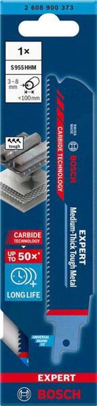 Bosch Expert ‘Medium-Thick Tough Metal’ S 955 HHM tigersågblad 150mm 1st CARBIDE