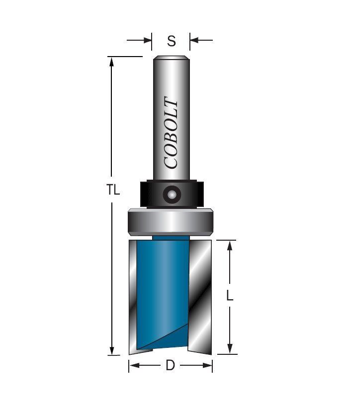 Cobolt Mallfräs D=14 L=25 TL=63