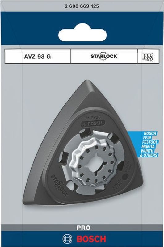 Bosch AVZ 93 G Slipplatta Delta STARLOCK 93mm