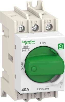 Schneider Electric Resi9 Huvudbrytare 40A 3P – 2 Moduler