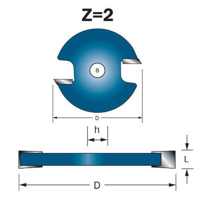 Cobolt Notskiva L=6,4, D=41, Z=2