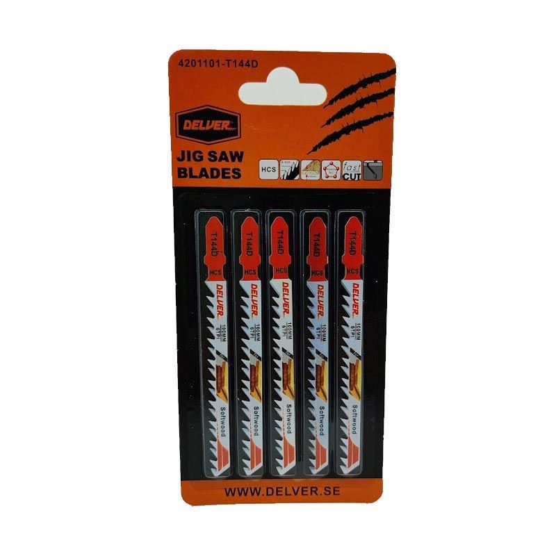 Delver T144D Sticksågsblad för trä/plast 5-50mm HCS