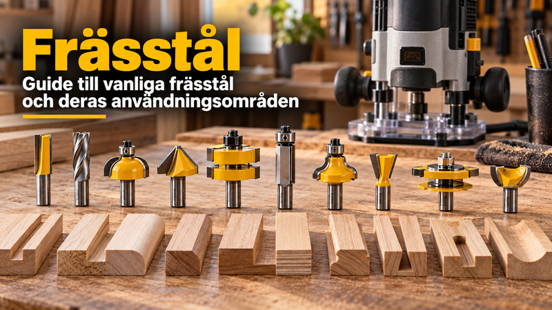 Frässtål – guide till rätt fräs för träarbete