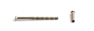 Habo Skruv Med Nippel M4 10-65 Nickel SB