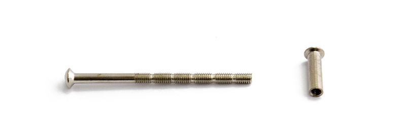Habo Skruv Med Nippel M4 10-65 Nickel SB