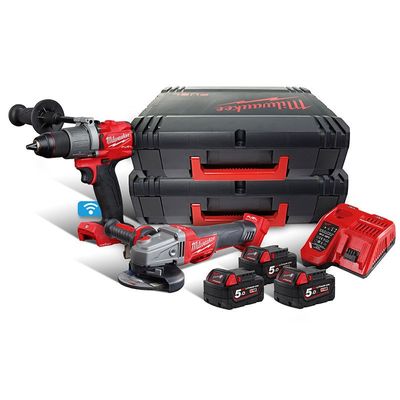 Milwaukee M18 ONEPP2C2-503X Verktygspaket 18V (3x5,0ah)