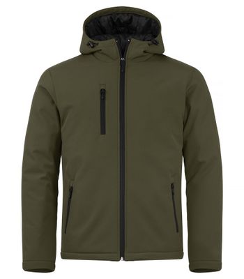 Clique Padded Hoody Softshell Vadderad Softshelljacka Dimgrön Stl XL